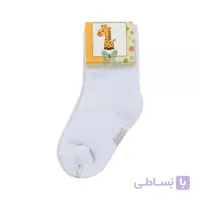 جوراب سفید مچدار 3 سایز جام جم