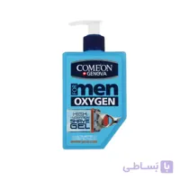 ژل اصلاح مردانه پمپی کامان مدل Oxygen حجم 260 میلی لیتر ا Comeon Shave Gel Oxygen Men 260ml
