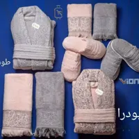 ست حوله عروس داماد کد 590049