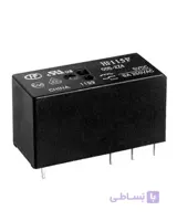 رله 24 ولت 8 آمپر 8 پین دو کنتاکت برند HONGFA | مدل HF115F/024-2ZS4AF