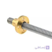 لید اسکرو 30 سانتی متری T8 به همراه مهره / Lead Screw Tr8 with nut 300mm