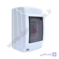جعبه فیوز 2عددی درب دار روکار دنا الکتریک مدل شارک