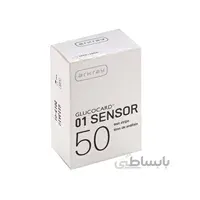 نوار تست قند خون آرکری مدل Glucocard-01 Sensor بسته 50 عددی ا Arkray Glucocard-01 Sensor Test Strips pack of 50