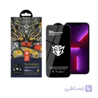 محافظ صفحه نمایش اس جی مدل Super Glass مناسب برای گوشی موبایل اپل Iphone 13 pro max ا SG Super Glass screen protector suitable for Apple Iphone 13 pro max