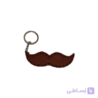 جا کلیدی چرم طبیعی طرح سیبیل