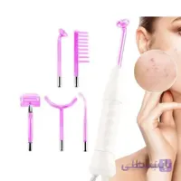 دستگاه هیدرودرمی پرتابل نور بنفش 7 سری High Frequency Electrotherapy Purple Light 7in1