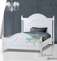 تخت خواب یک نفره مدل کاج