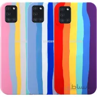 قاب سیلیکونی گوشی سامسونگ Samsung Galaxy A31 مدل رنگین کمانی (ویتنامی اصل)