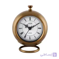 ساعت رومیزی فلزی لوتوس مدل BS-600 آنتیک