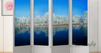 پاراوان چاپی برفی کد 5064