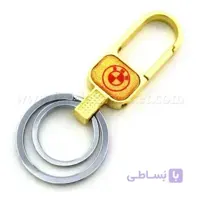 جاکلیدی دو حلقه ای لوگودار ماشین
