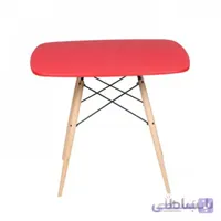 میز پایه چوبی مربع کد E810
