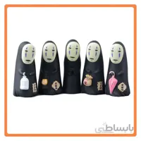 فیگور نوفیس از انیمه شهر اشباح اثر میازاکی مجموعه 5 عددی Miyazaki Anime Spirited Away No Face Man Figures
