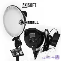 نور SMD سینمایی M3 Soft Light 5 ( دو کلوین ریموت کنترل + LCD )