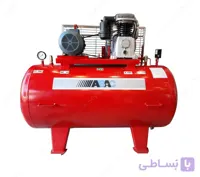 کمپرسور باد آبک خوابیده 1000 لیتری 10 بار 10 اسب 2 سیلندر سه فاز مدل ABAC B7000