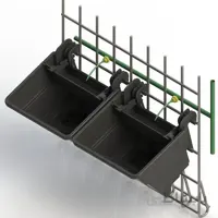 استند مخصوص گلدان دیوار سبز