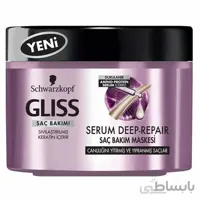 ماسک احیا کننده مو گلیس مدل Deep Repair حجم 200 میلی لیتر ا Gliss Deep Repair Hair Mask 200ml
