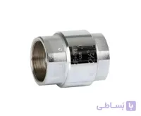 شیر یکطرفه برنجی کرومه خنبره 1/4 1 اینچ مدل 3122P 07