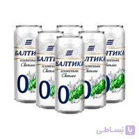 نوشیدنی آبجو بدون الکل بالتیکا پک 6 عددی Baltika