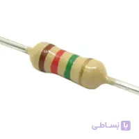 مقاومت 1.2 مگا اهم 1/4 وات 5 درصد | 1.2M