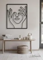 تابلو چوبی یک تکه مینیمال مدل ونوس