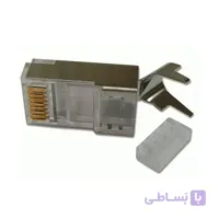 سوکت شبکه شیلد دار دینتک Cat.6 FTP Solid