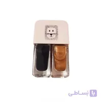 لاک ناخن دوقلو طرح حیوانات کد 11