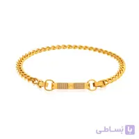 دستبند طلا کارتیه با پلاک طرح هرم کد CB462
