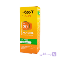 کرم ضدآفتاب رنگی SPF30 آکنه سول فاقد چربی آردن / Arden Acnesol Sunshield SPF30 Tinted Oil Free Cream