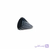 انگشتر مردانه استیل مشکی کد RI1001