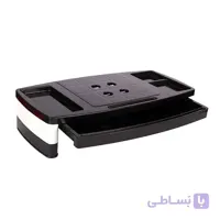 زیر مانیتوری کشو دار سنا پلاستیک مدل 818 با قابلیت تنظیم ارتفاع