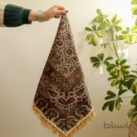 سفره قلمکار صدری 100 * 100 سانتی متر کد S-gh11 صادراتی