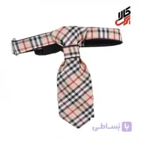 کراوات چهارخانه طرح بربری پرس پت