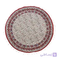 رومیزی قلمکار گرد ممتاز سایز 120 سانتی متر کد s48