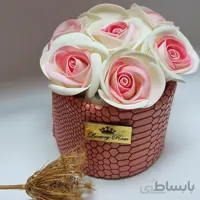 باکس گل گلبهی 7 شیری صورتی