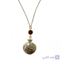 گردنبند برنجی دست ساز طرح انار مدل 27002