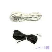 کابل تلفنی سوکت خورده 10 متری