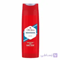 شامپو مو و بدن الد اسپایس مدل WHITEWATER MANLY SCENT