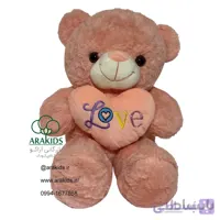 خرس ولنی قلب لاو به دست ۵۰ سانتی کد 15526