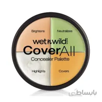 اصلاح کننده رنگ پوست کاور ال وت اند وایلد CoverAll Concealer Palette