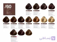 رنگ مو کلاژ لاکمه شماره 60 سری Chestnut