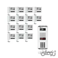 درب بازکن تصویری تک نما مدل D43-14V مجموعه 15 عددی