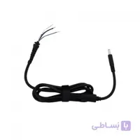 کابل تعمیری آداپتور / شارژر لپ تاپ دل سرریز سوزن دار-سر صاف سه سیم Laptop Adapter Repair Cable for Dell Small Plug - 4.5*2.5