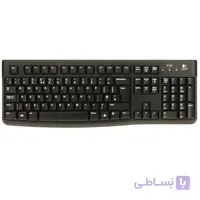 کيبورد باسيم لاجيتک مدل K120 با حروف فارسي ا Logitech K120 Wired Keyboard With Persian Letters