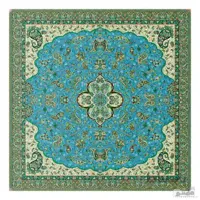 رومیزی مربع ترمه طرح شاه عباسی کد 814
