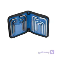 آلن شش گوش و ستاره ای کیفی 18 عددی نووا مدل NTK-1149 ا Nova 18 Pcs Hex Key & Torx Key NTK-1149