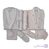 سرویس حوله پالتویی 8 تکه دانتلا ویتا کد 906011