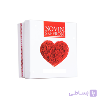 زعفران ۱۲ گرمی طرح قلب نوین زعفران