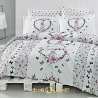 ست کاور لحاف Lucente دونفره طرح Este Gri