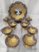 هفت سین پایه دار سفالی کد ۱۰۱۳۶۳